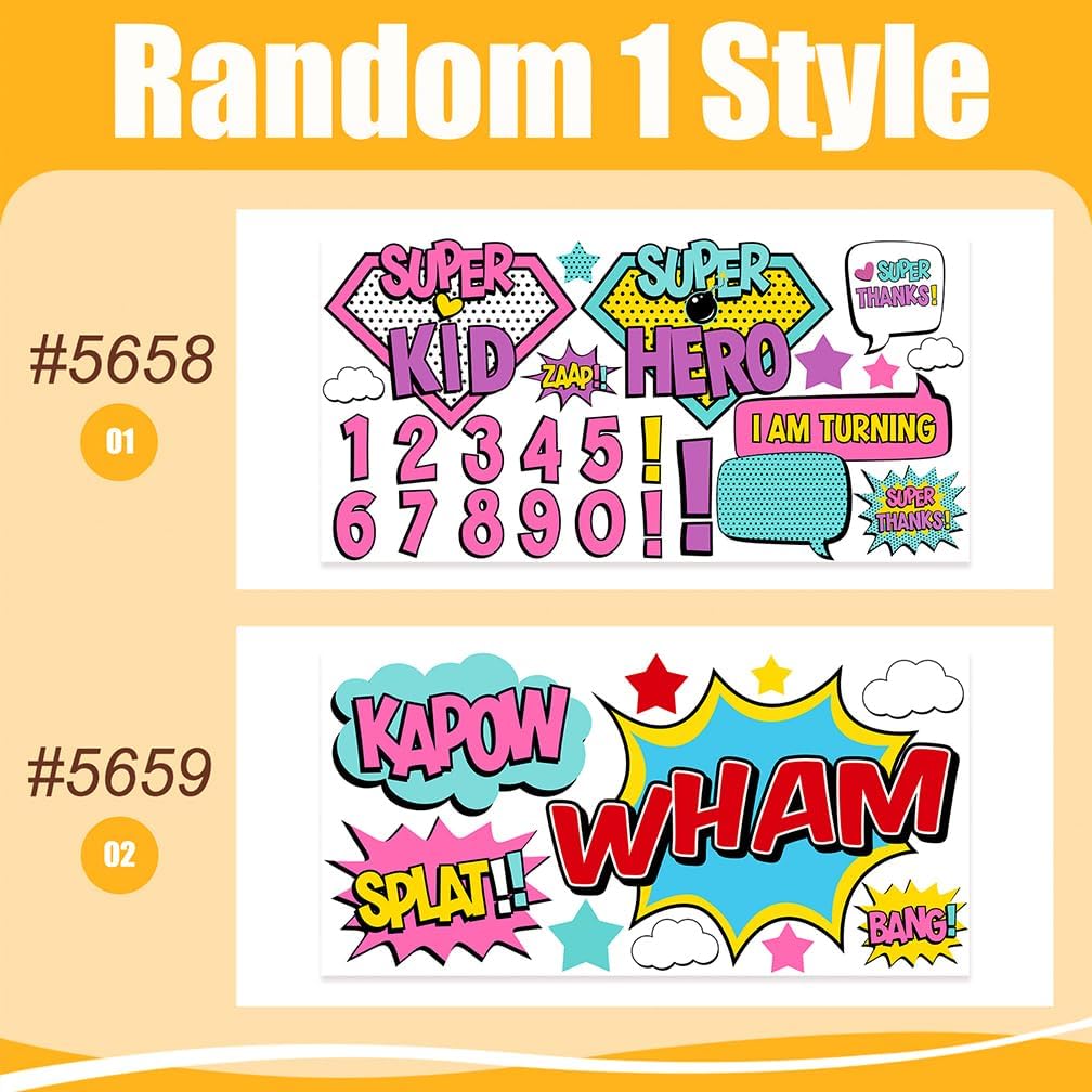 Edible Comic Speech Bubble Cake Border Hero Decoration Random 1 Wrap