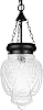 WIAONE DSMJFU Black Glass Pendant Light Kitchen Island Lighting Farmhouse Light Fixture for Dining Room, Entryway, Bathroom,Sink, Breakfast Nook