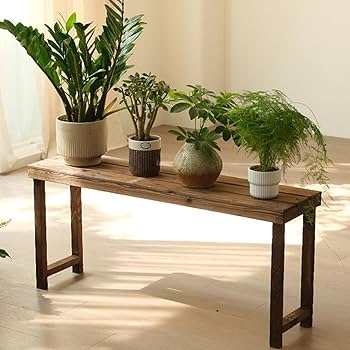 Amazon.co.jp: MJKQ9 花台 フラワースタンド スタイル1 木製