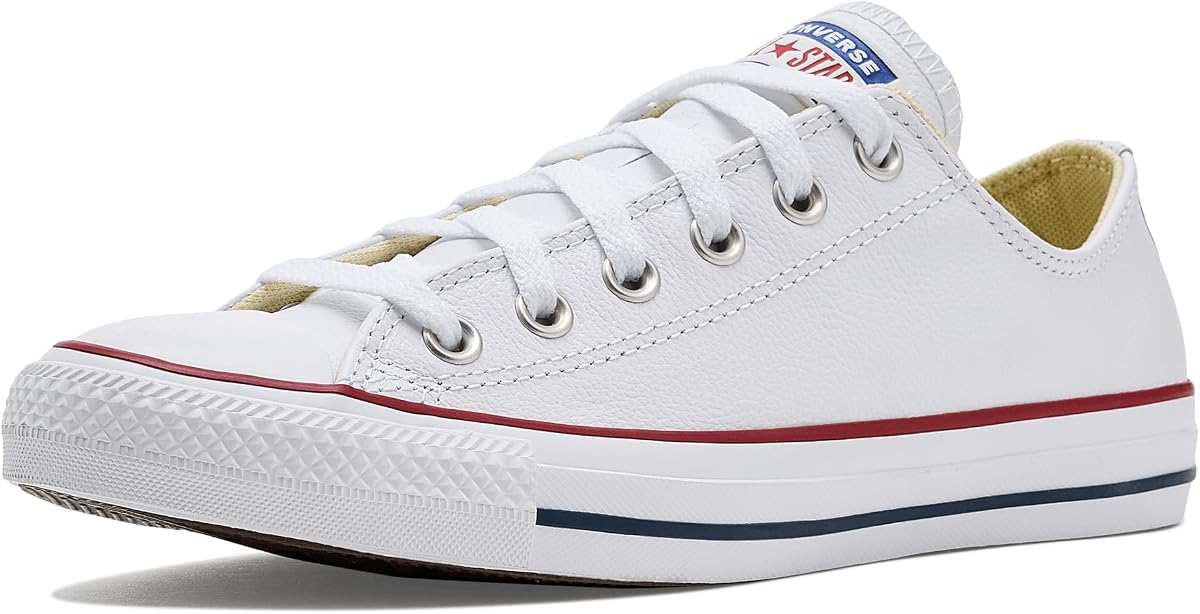 Converse Chuck Taylor All Star Zapatillas bajas de cuero unisex para adultos | Zapatos casuales