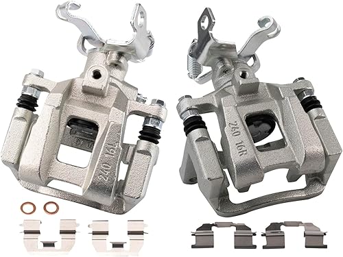 Vista 1699 de TRQ - Juego de pinzas de freno delantero