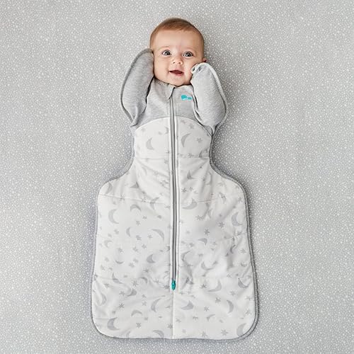 Miniatura 2 de Love to Dream Swaddle UP Extra Warm 3.5 TOG, blanco, mediano, 13-19 libras, drásticamente mejor sueño, permite que el bebé duerma en la posición