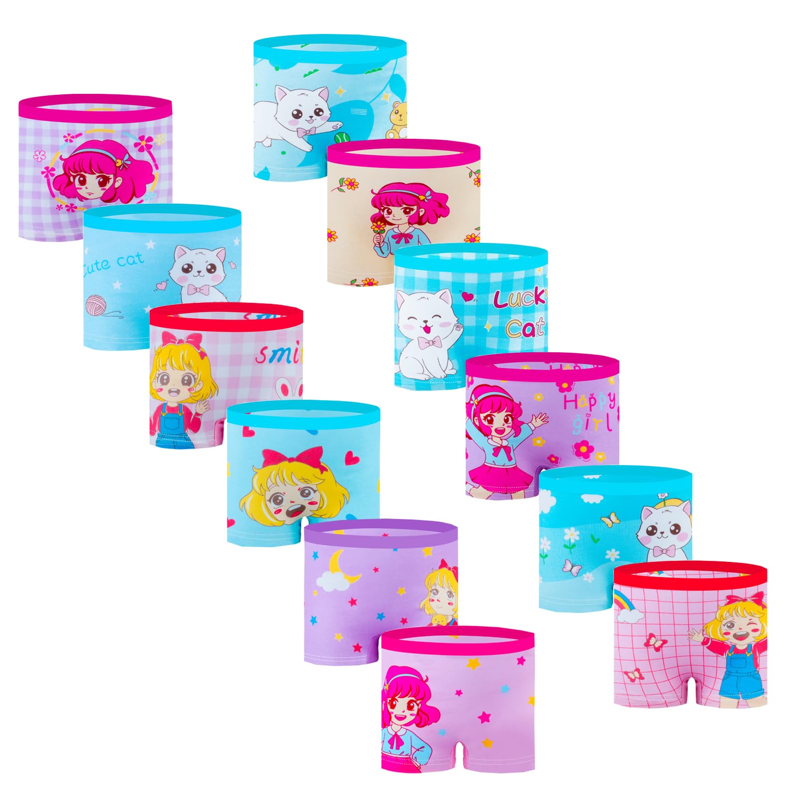 Girls Underwear Pack of 12 Pants