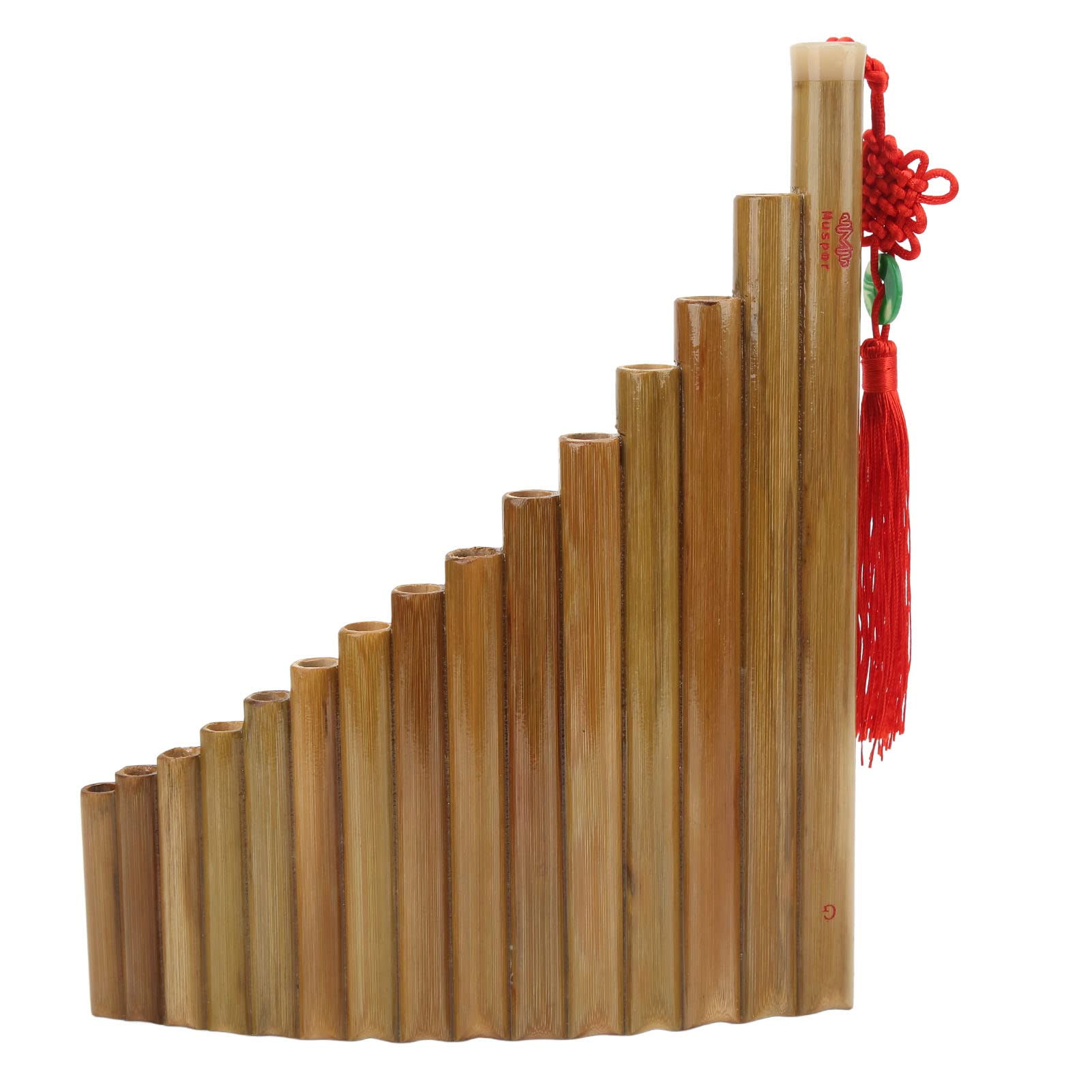 Flute de Pan Instrument, Flûte de Pan Traditionnelle Chinoise avec Outils de Nettoyage pour la Pratique (Main droite)