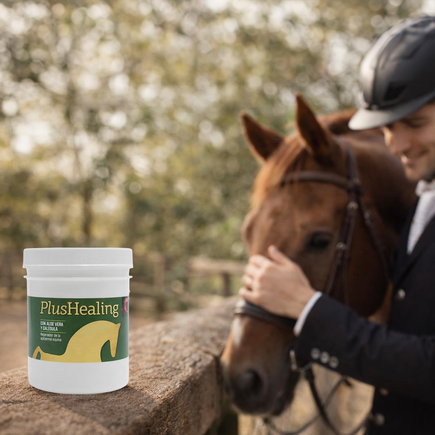 LABORATORIOS PINO Plushealing Producto para Higiene y Cuidado Cutáneo en Caballos – Ayuda a la Cicatrización de Rozaduras y Abrasiones – Uso Externo – Envase 500 ml