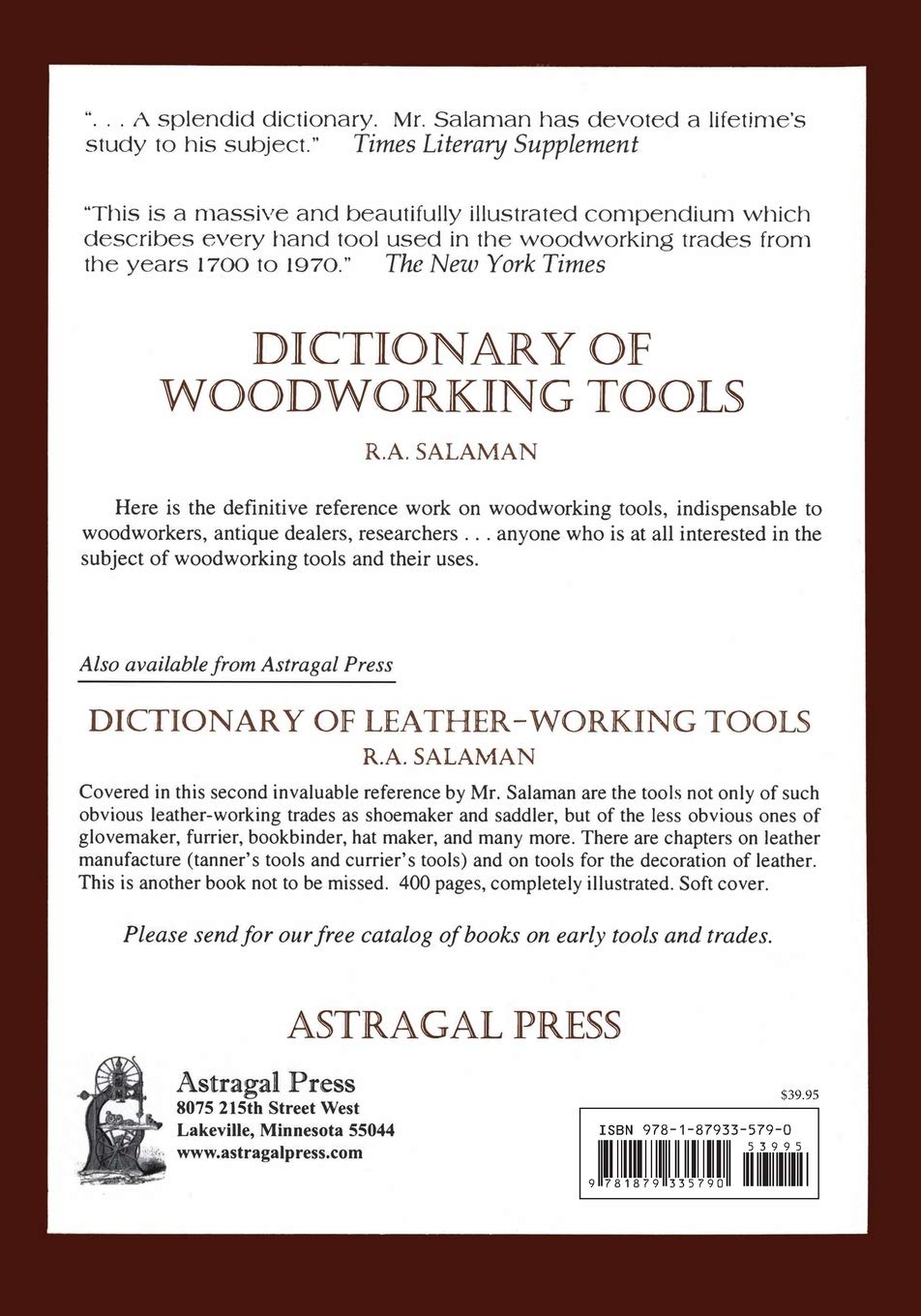 Dictionary of Woodworking Tools      Paperback – July 1, 1997