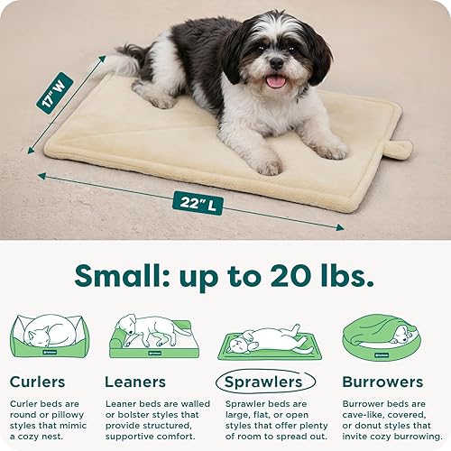 Miniatura 3 de Cama Furhaven para mascotas como perros y gatos - Almohadilla térmica, auto-calentable, acolchada de piel sintética ThermaNAP para jaulas o