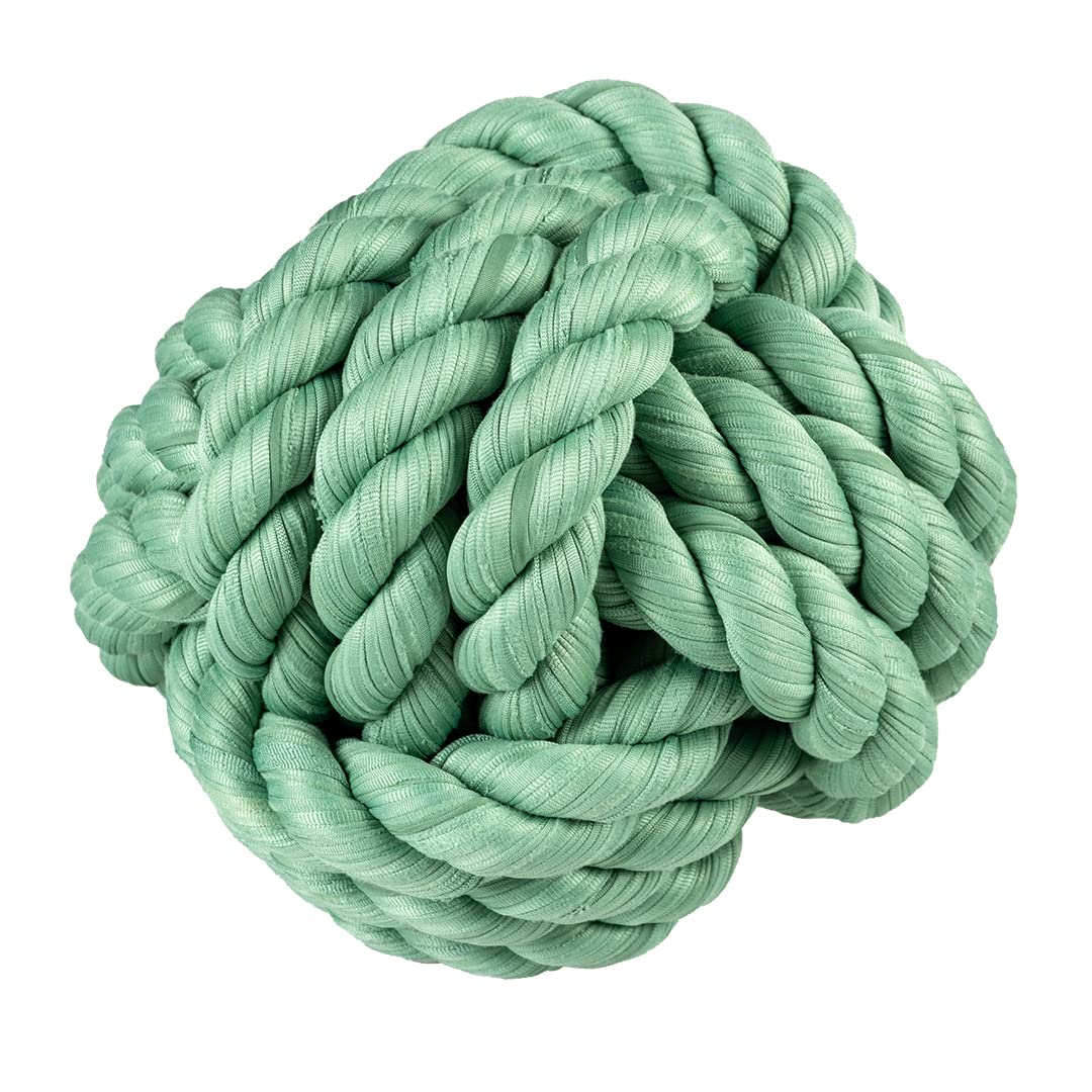 Duvoplus, Rope Sweater Ball M 14 x 14 x 14 cm Green Toy Dog