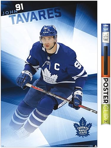 Miniatura 5 de Trends International NHL Toronto Maple Leafs - Póster de pared de John Tavares 19, 22.375 x 34 pulgadas, versión sin marco