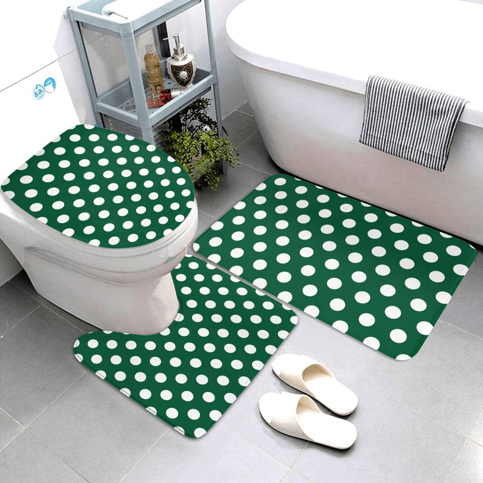 Tapis de salle de bain lavables antidérapants pour éviter les sols mouillés