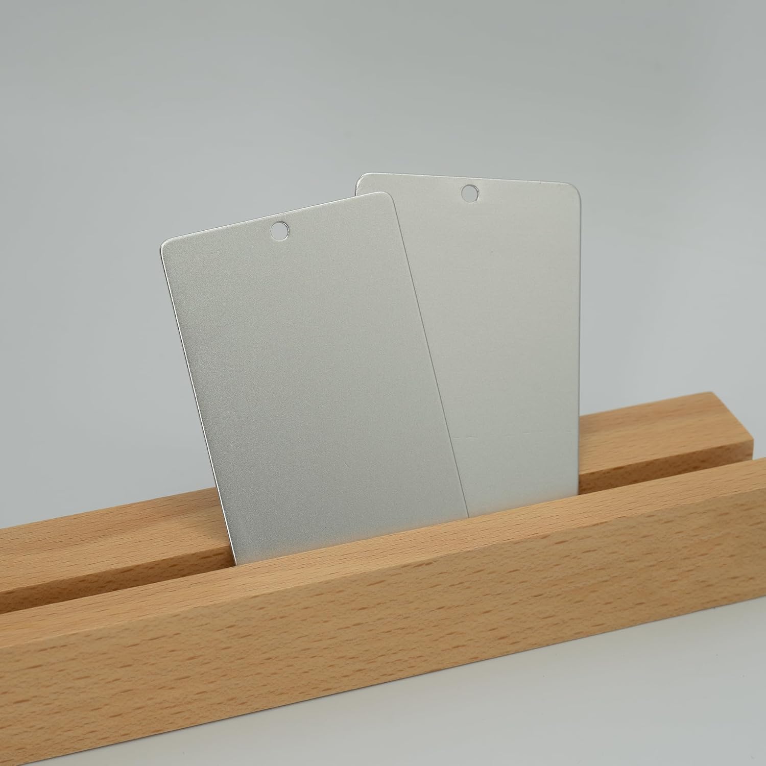 StayMax Anodized Aluminum Engraving Blanks 2x3 Inch 25 Pack (Silver)