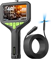Zealtron Z34 Endoszkóp Kamera 4,3" IPS Kijelzővel, 10m Kábel, Tripla Lencse, 1080P HD Felbontás, IP68 Vízálló, Csőkamera Autófókusszal 1