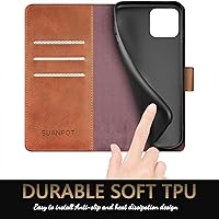 Vista 11 de SUANPOT for iPhone 13 Pro（Non iPhone 13 6.1 5G with RFID Blocking Wallet case Credit Card Holder,Flip Book PU Leather Phone case Shockproof Cover