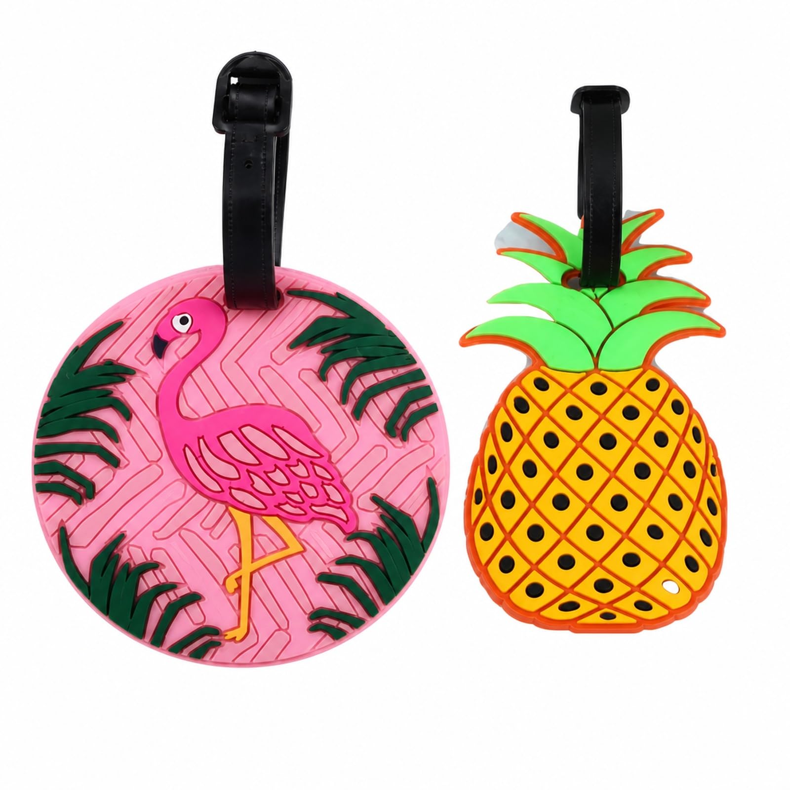 Kofferanhänger, Kofferanhänger, Kofferanhänger, Kofferanhänger, Kofferanhänger und Ananas, Kofferanhänger, Set für Reisen, 2 Stück