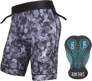 Pantalón de ciclismo para hombre con acolchado en el asiento, 4D, transpirable, de secado rápido, para bicicleta
