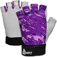Drasry Fingerless UV Fishing Gloves UPF 50+ Sun Protection for Men Women - Fishing Kayaking Hiking Driving Paddling