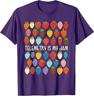 Telemetry Nurse Telemetry Tech Cardiac Telemetry is My Jam T-Shirt
