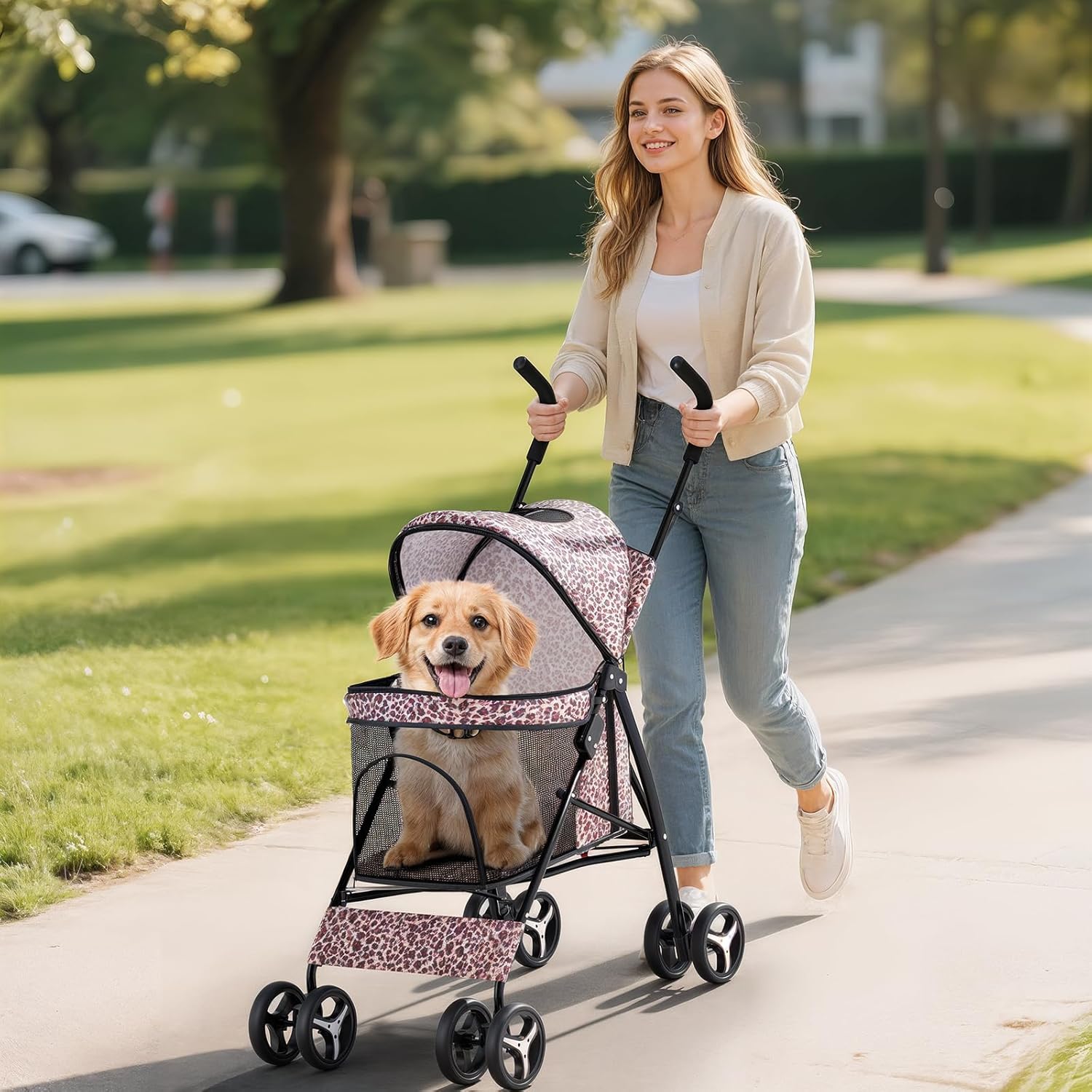 Ultimate Guide to the Leopard Print Dog Stroller for Small Pets: Reviews & Recommendations!