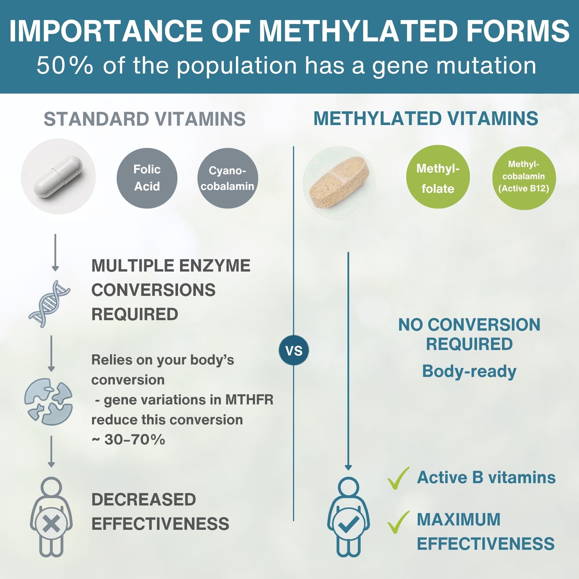Igennus Methylated Multivitamin for Women 50+ with Calcium & Magnesium — Amazon image 4