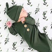 Vista 3 de Conjunto de gorro para bebés recién nacidos, de viscosa suave de bambú, con ropa de bebé, 24 meses