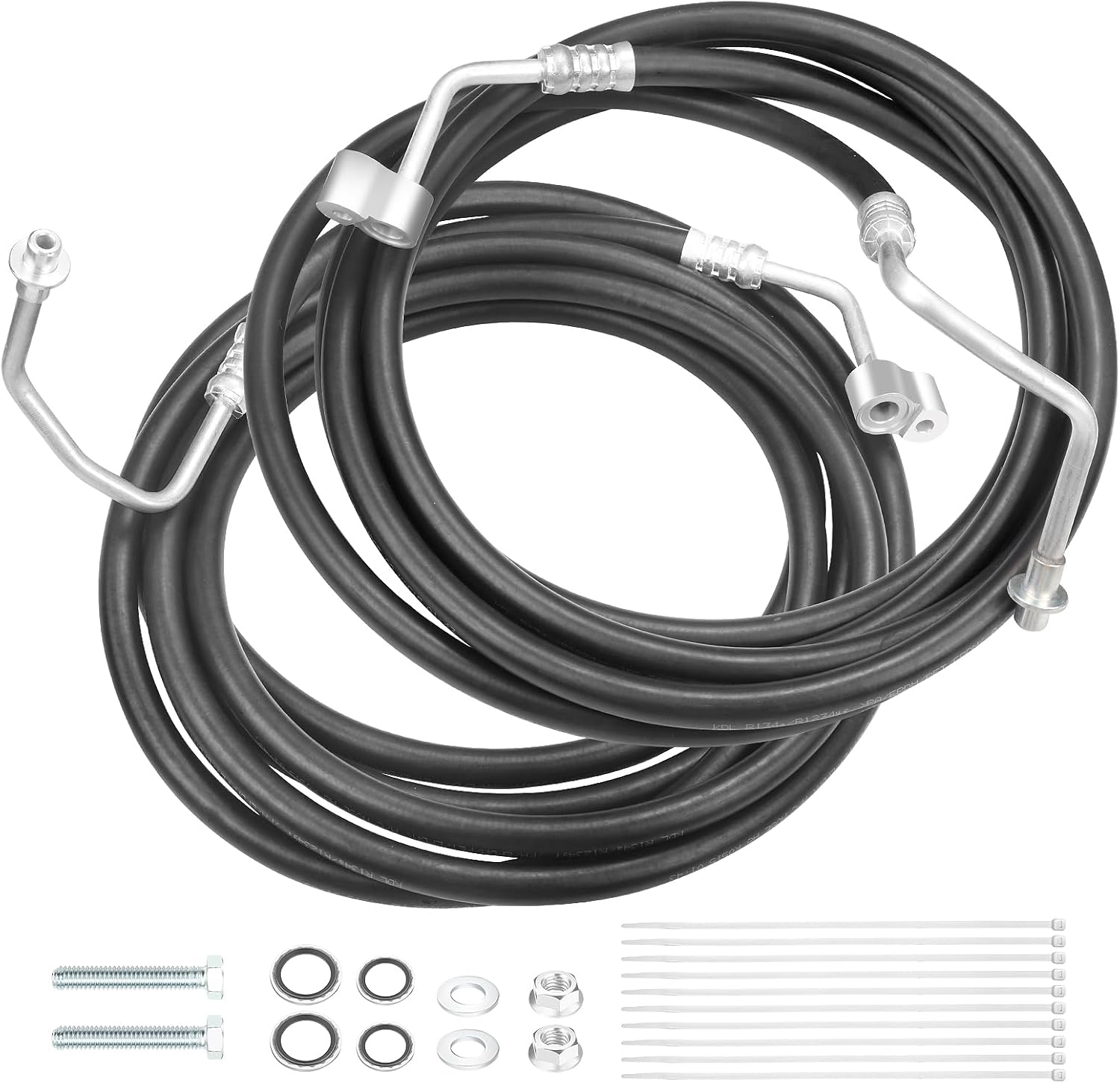 SU33468 Air Conditioning Line Hoses, Rear AC Lines Set Compatible with Chevy Suburban GMC Yukon XL Cadillac Escalade ESV 2007-2014