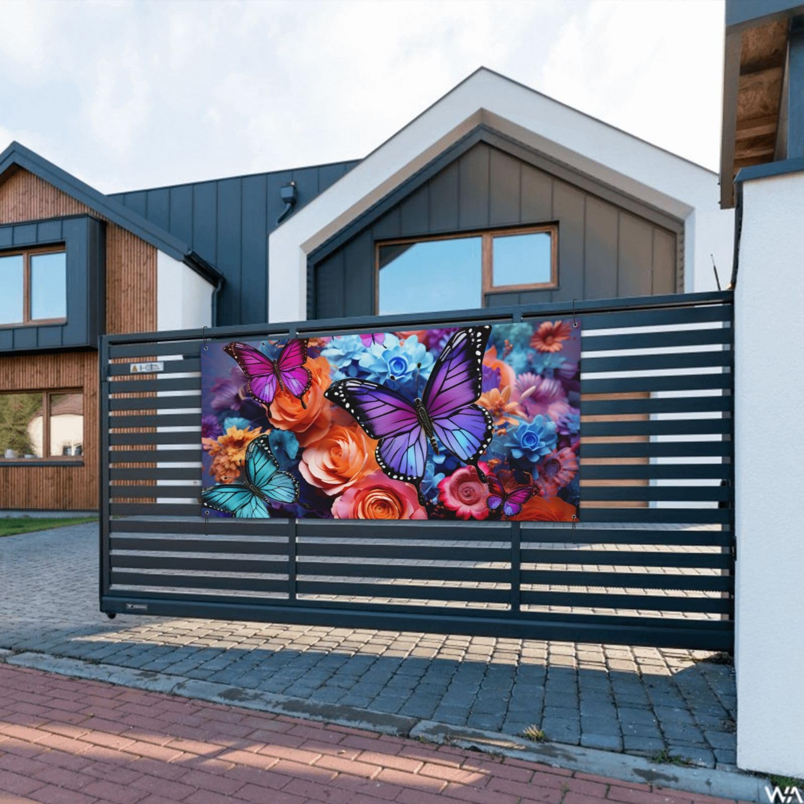 Blumen-Fotohintergrund 210x150 Cm – Bunt Für Geburtstag & Party