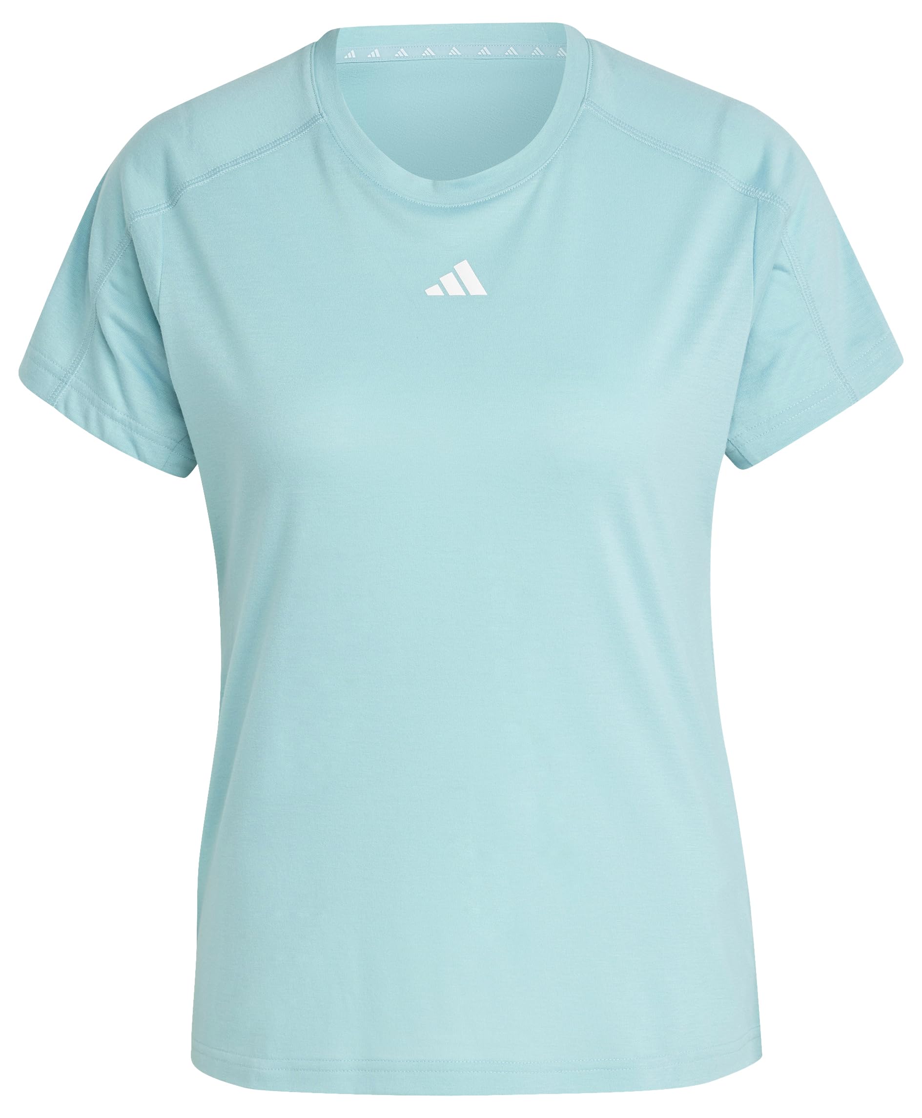 adidas Aeroready Train Essentials Minimal Branding Crew Neck T-Shirt Camiseta de Manga Corta Mujer