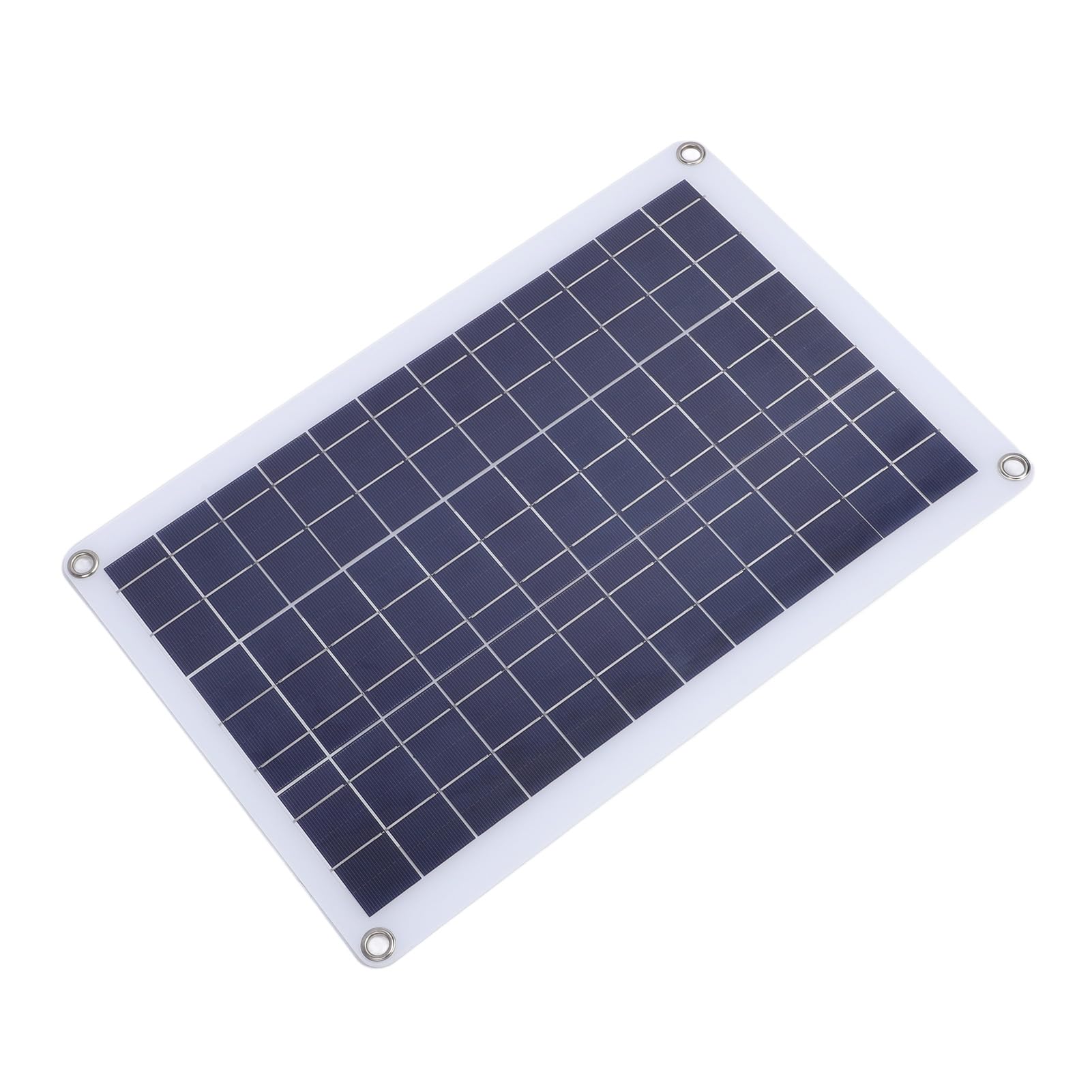 20W Solar Panel Kit with Water Resistant Design | Caricabatterie portatile per viaggi in campeggio, Silicio monocristallino, Compatibilità 60A, Prevenzione carica inversa,