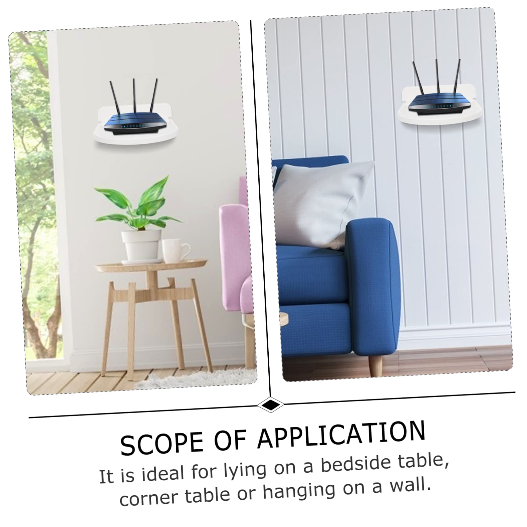 Zerodeko 2 Pz supporto wifi supporto da tavolo cassa per diffusori a parete stativi per casse stand per diffusori casse per diffusori a parete staffe per altoparlanti intelligenti