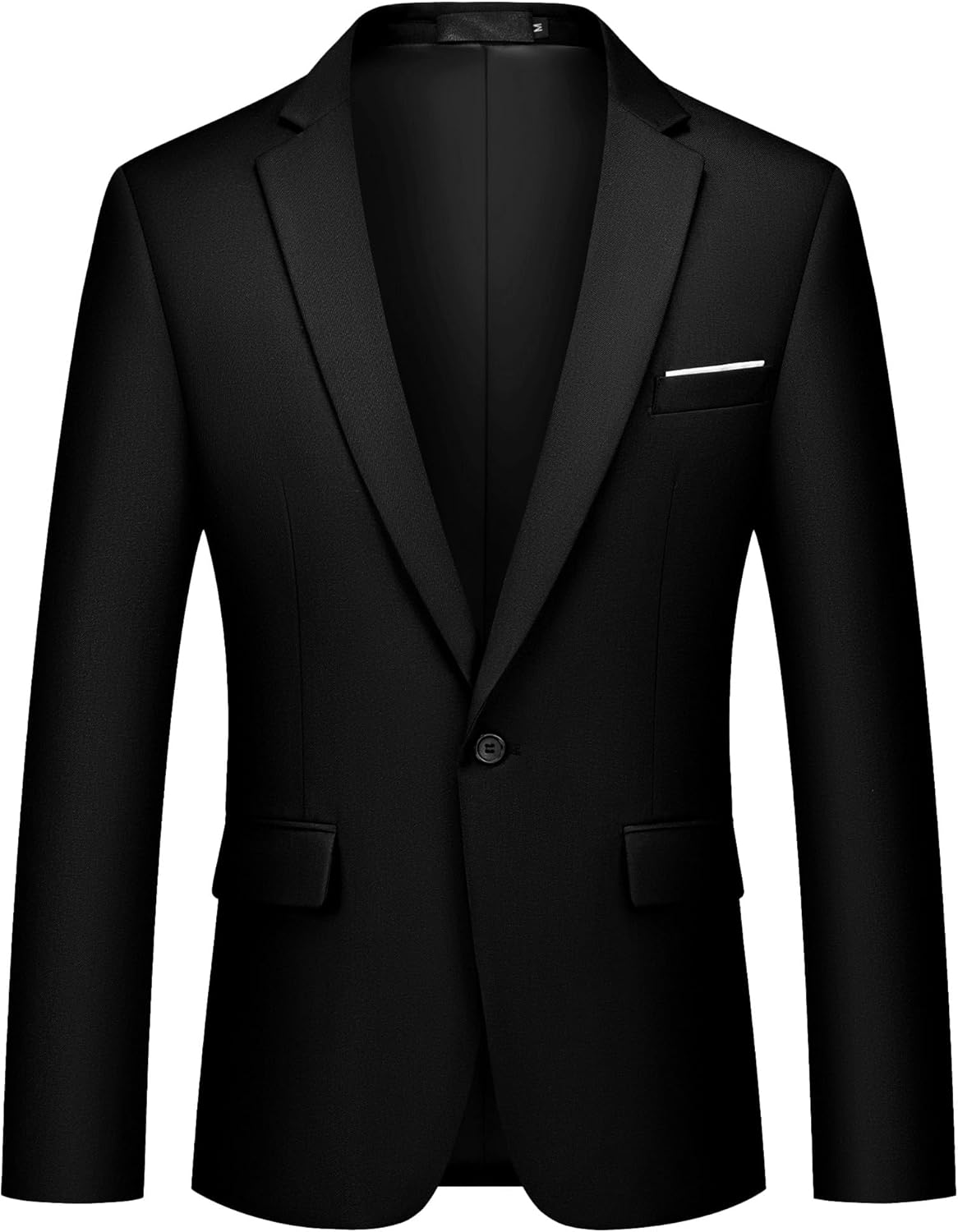 MAGE MALE Men’s Suit Jacket One Button Elegant Solid Slim Fit Single Breasted Party Blazer Jacket