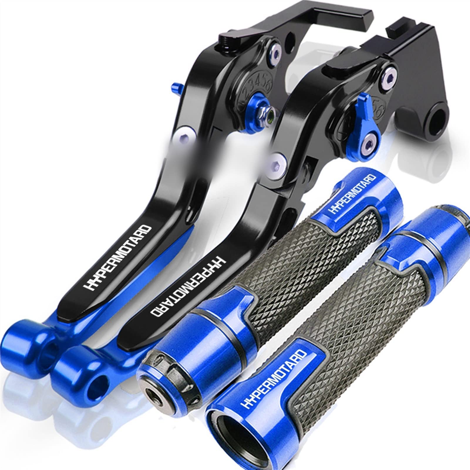 Leviers moto Hypermotard 796 réglables pour éliminer la fatigue et les mains douloureuses