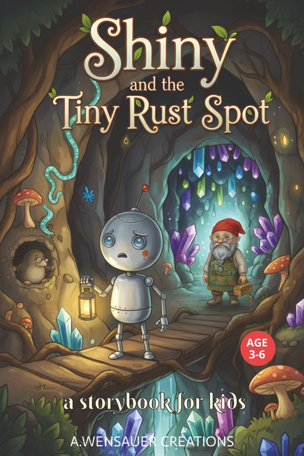 Shiny and the tiny rust spot, a storybook for kids, age 3-6: A kids book, for bedtime and daytime stories.