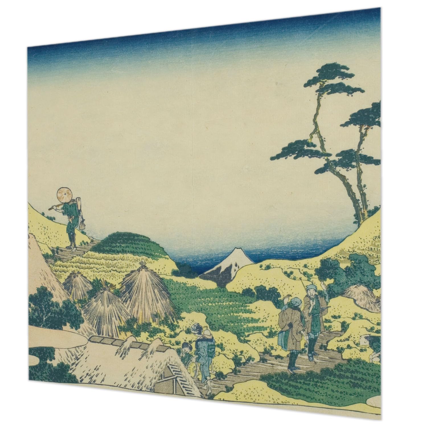 Revêtement mural intissé 250x250 paysage rural panoramique haut de gamme