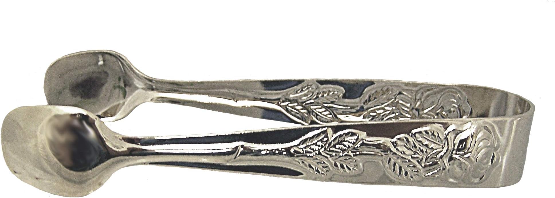 Rose Handle Sugar Tongs-silver Plate