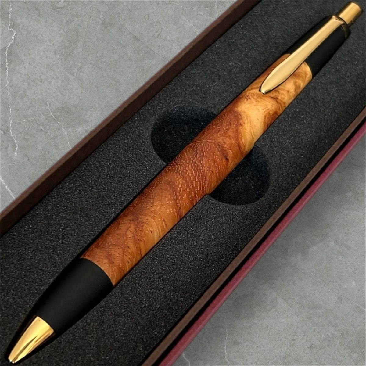 ボナンペン 本花梨瘤源平 真鍮製 0.5ミリ シャープペンシル ボナンペン 本花梨瘤源平 真鍮製 0.5ミリ シャープペンシル ボナンペン