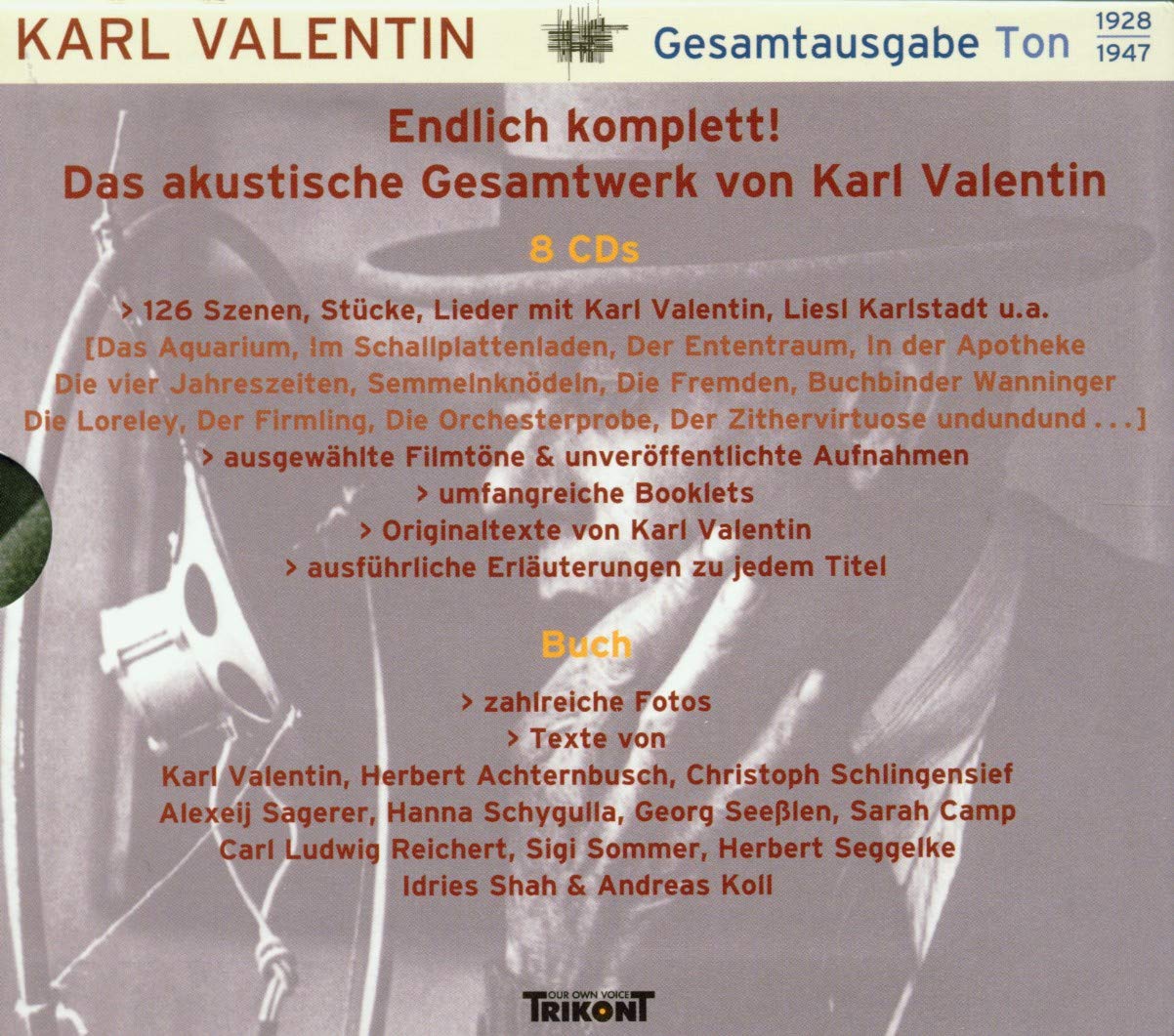 Gesamtausgabe Ton 1928-1947