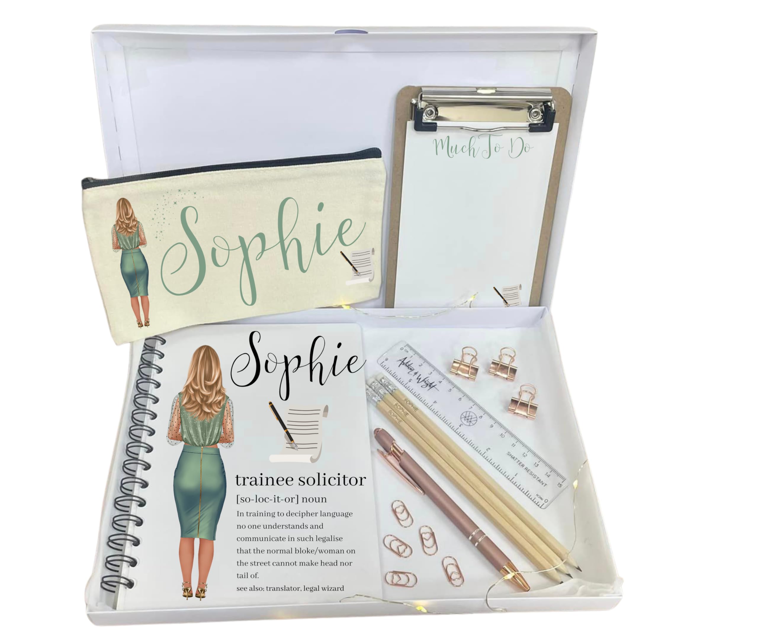 Trainee Solicitor Gifts, Law Student Gifts, Trainee Solicitor Note Pad, Law Student Notebook, Law Student Planner, Law Student Stationery, Trainee Solicitor Journal
