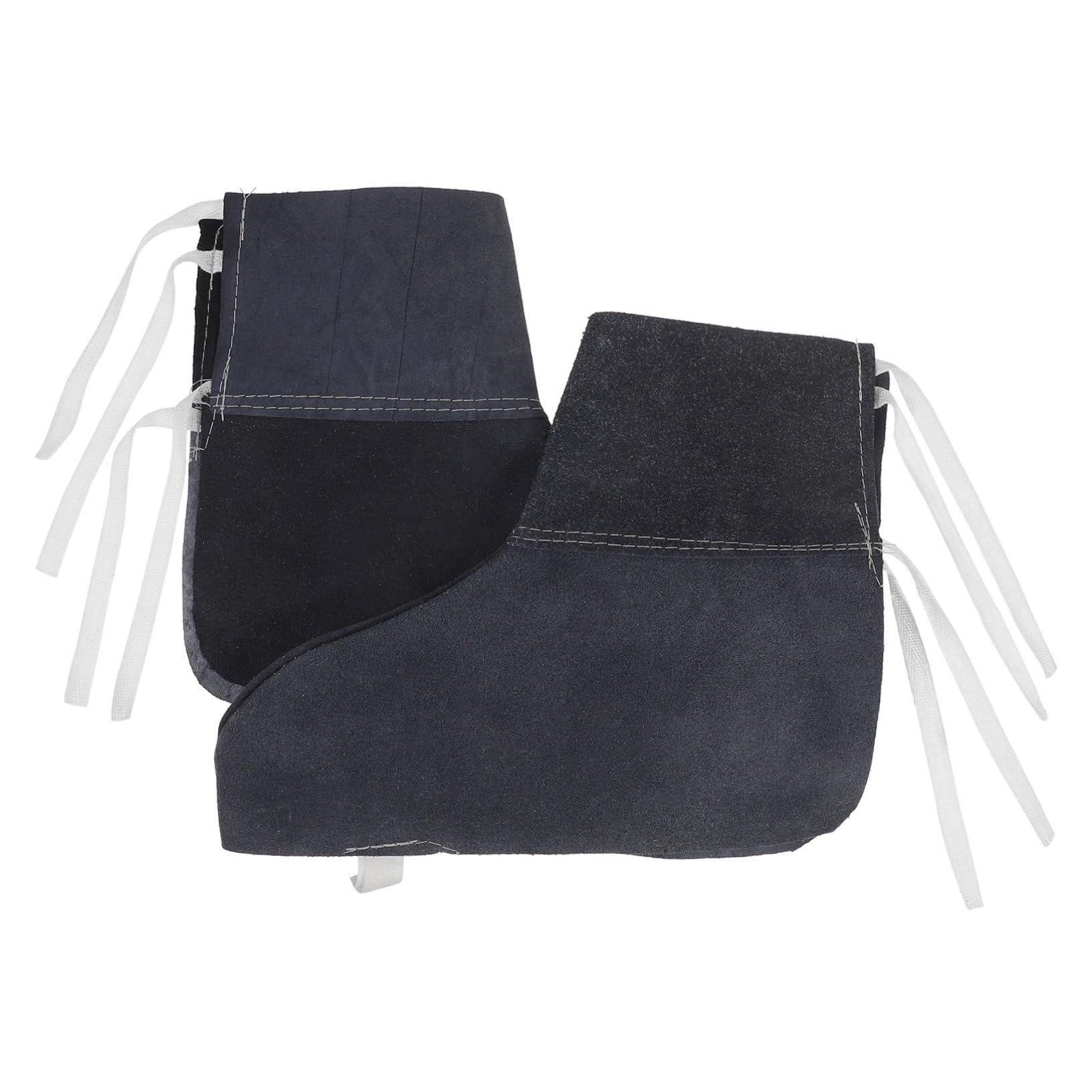 BUTIFULSIC 1 Pair Welding Foot Shield Cowhide Boot Cover Welding Boot Protector Cover Welding Boot Cover for Men Welder Shoe Cover Welder Boot Protector for Men Welding Shoe Covers Blue