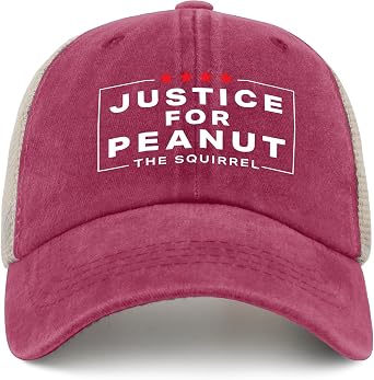 Justice for The Squirrel Hats Mens Cap Black Bucket Hat Gifts for Women Running Caps