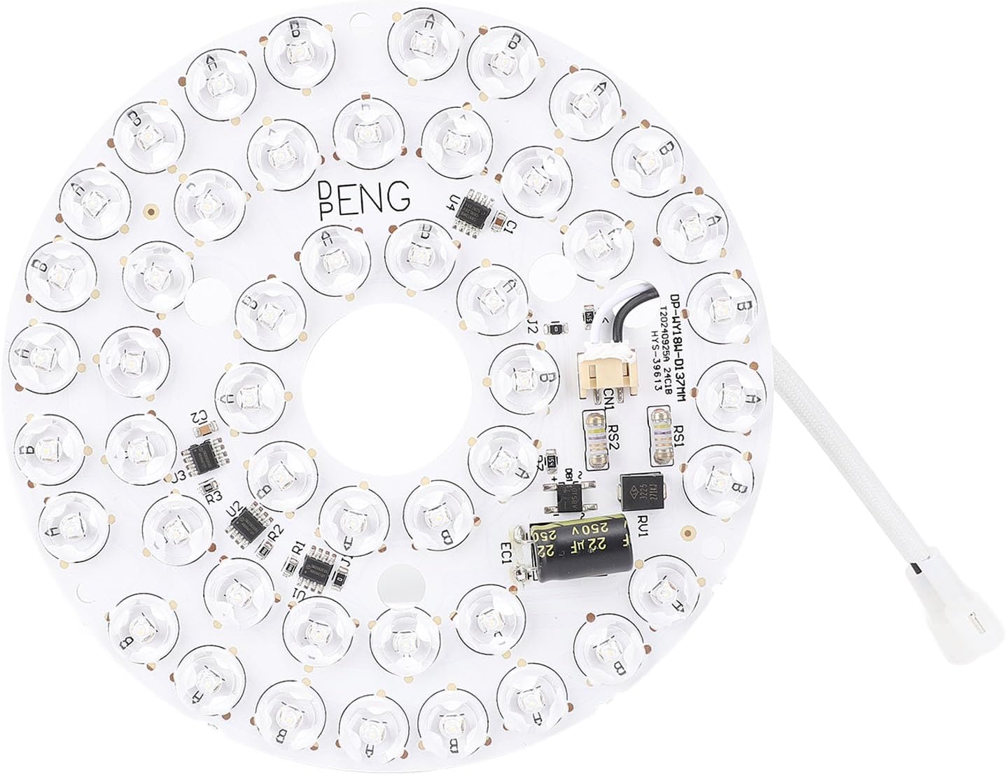 LED Ceiling Fan Light Board, 3 Color Temperatures Dimmable with Memory Function, Ceiling Fan Light Kit, Energy Efficient Modern Design, for Living Room, Bedroom, Dining Room, kitch