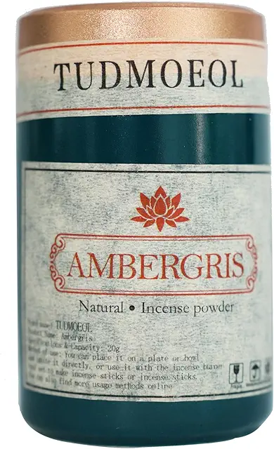 Poudre d'encens Ambergris premium 20 g - Mélange naturel pour atmosphère sacrée
