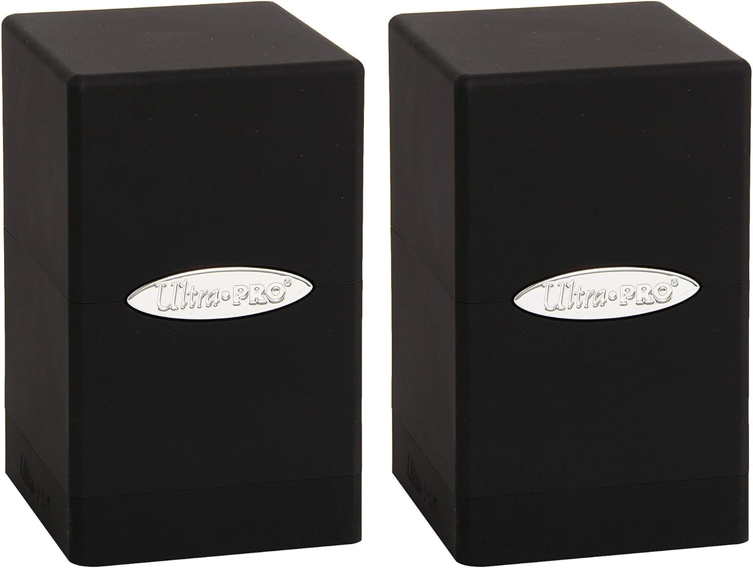 Ultra Pro Satin Tower Deck Box | Black | 1-Pack : Toys & Games
