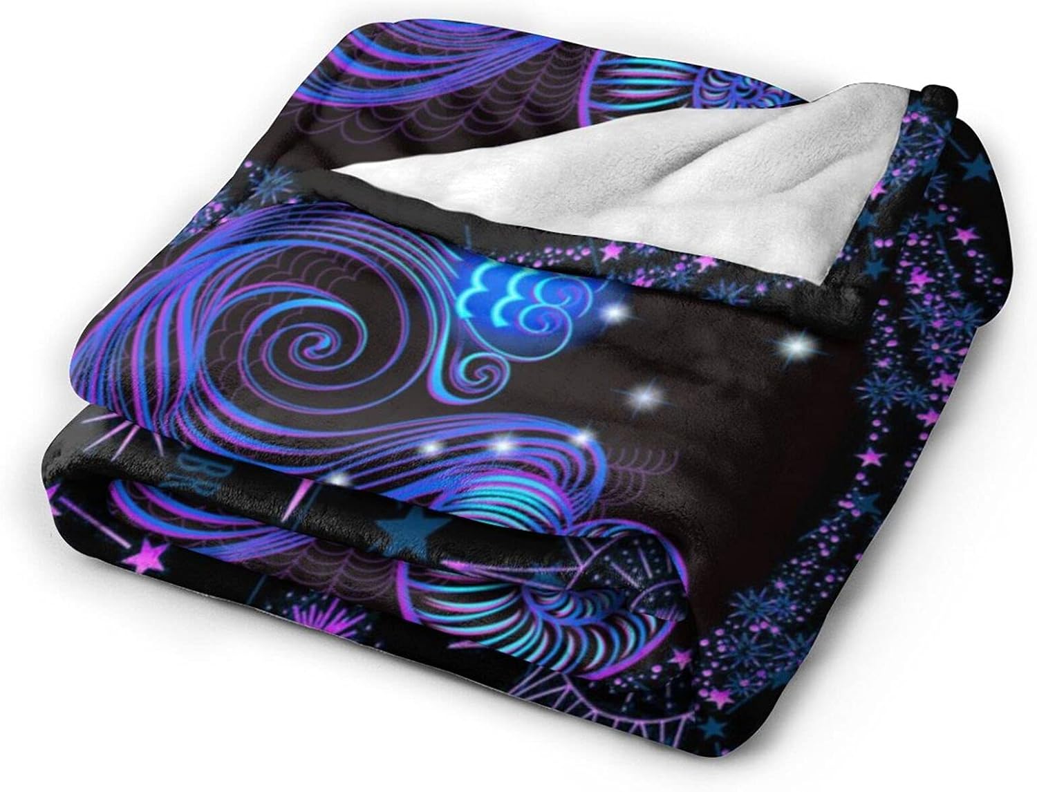 Capricorn Throw Blanket Flannel Constellations Blanket Warm & Soft 12 Horoscope Astrology Throw Blankets Constellation Theme Home Décor 50"X40"