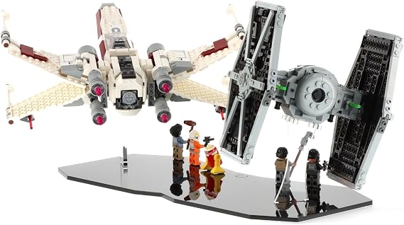 Display Stand compatible with Lego 75393 TIE Fighter & X-Wing Mash-up