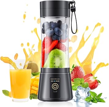 Portable Personal Size Mini Blender - Small Blender Make Smoothies & Shakes