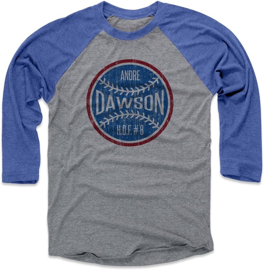 500 LEVEL Andre Dawson Shirt - Vintage Chicago Baseball Raglan Tee - Andre Dawson Ball