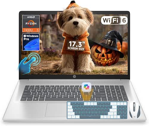 HP 17 inch Touchscreen Business laptops, Powerful AMD Ryzen 5