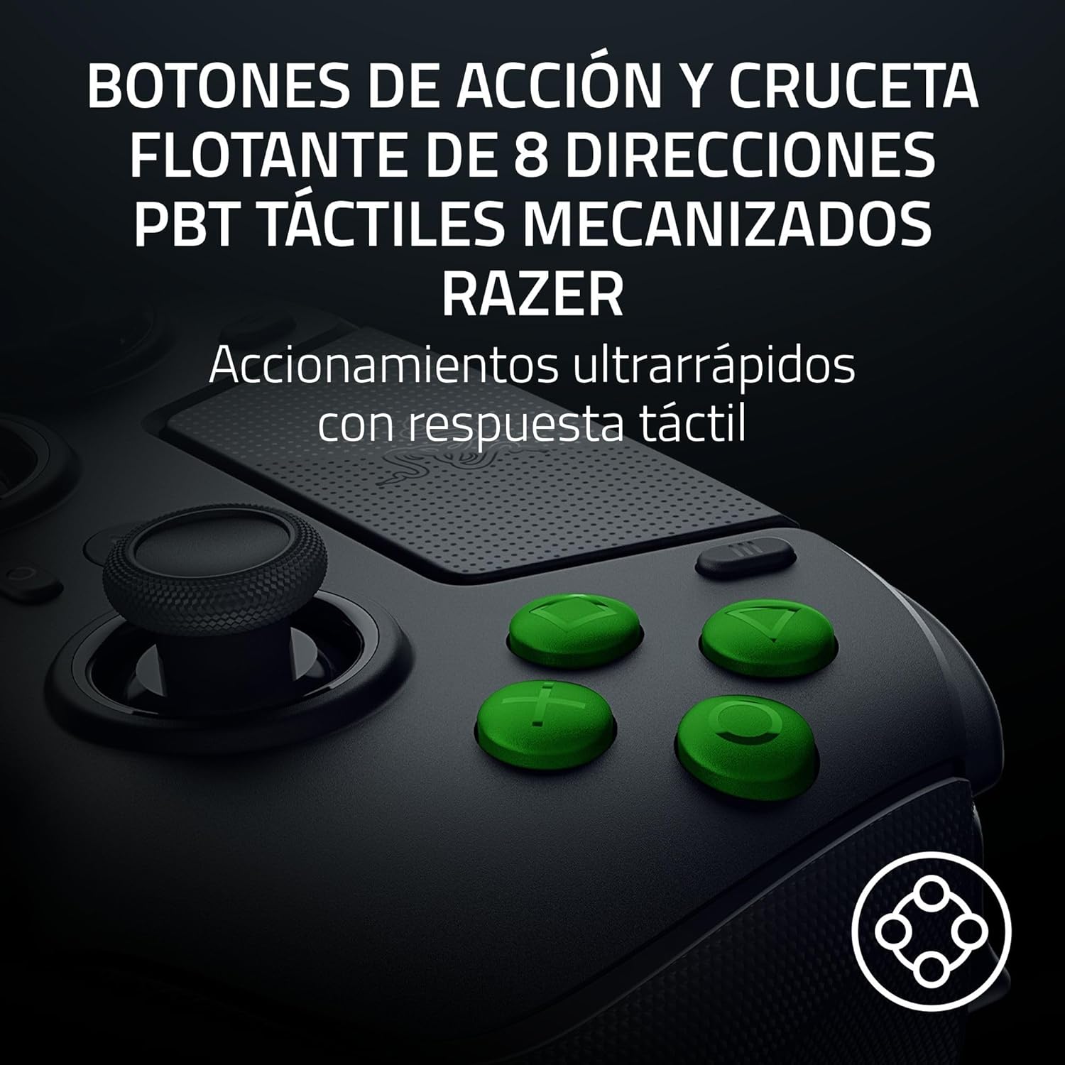 Razer Raiju V3 Pro Controller action buttons and D-pad