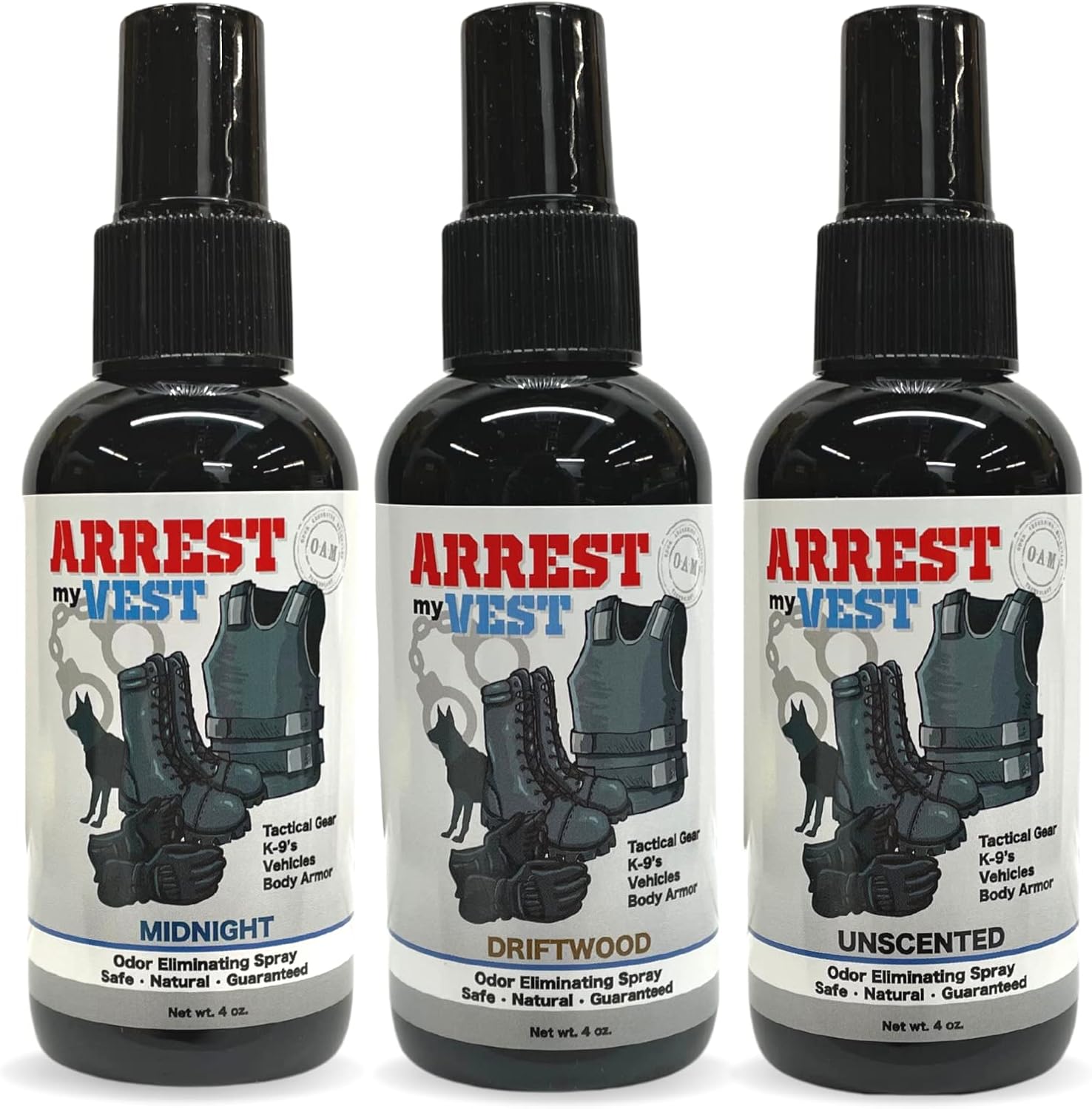 Arrest My Vest Military and Police Grade Odor Eliminating