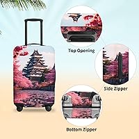 Vista 22 de URBEST Funda protectora para maleta, antiarañazos y suciedad, Otoño de vidrieras